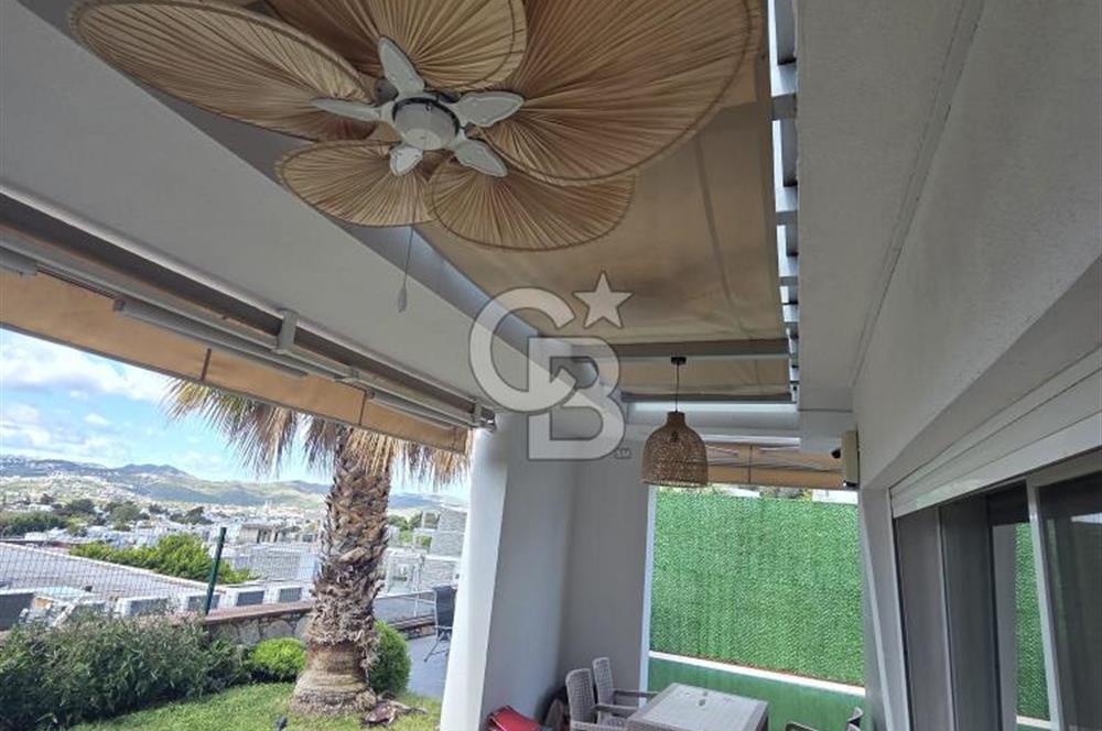 BODRUM KONACIK'ta DENİZ MANZARALI KİRALIK DUBLEKS VİLLA