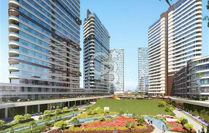 AYLİN BERENT'TEN EVORA İZMİR'DE DENİZ MANZARALI SATILIK DAİRE