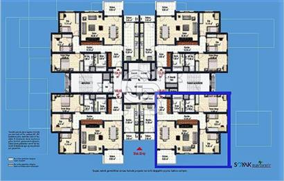 Mavişehir Soyak B Etap Havuz & Peyzaj Satılık 3+1 154 M² Daire
