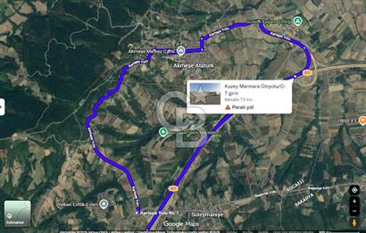 120m Yol Cepheli Villa & Ticari Projelik Arsa | KDV Avantajlı