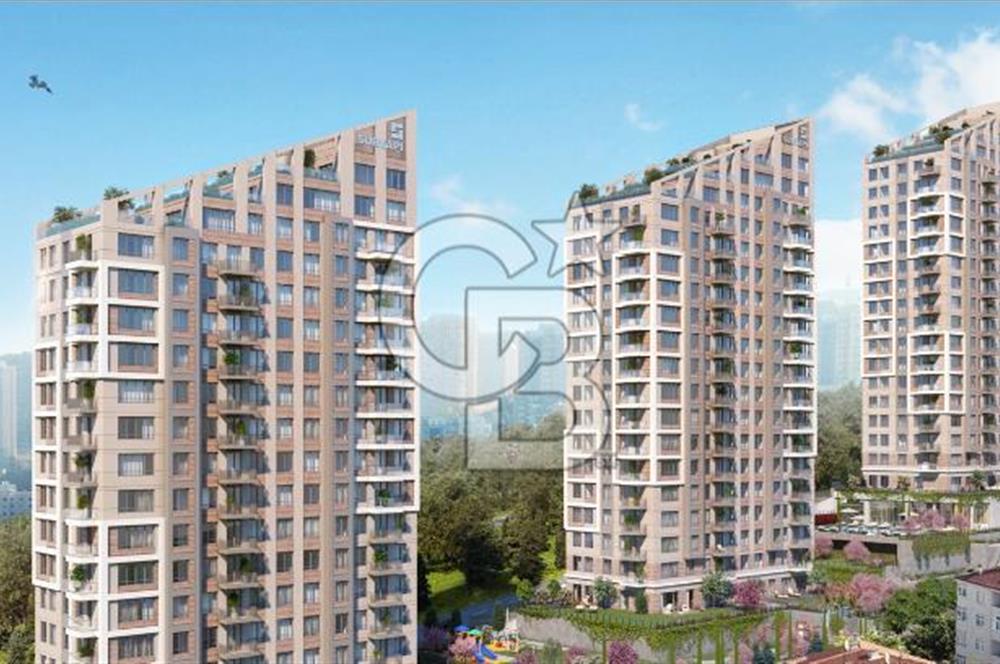 MALTEPE ZÜMRÜTEVLER SURYAPI YEŞİL MAVİ'de SATILIK BALKONLU 2+1 DAİRE