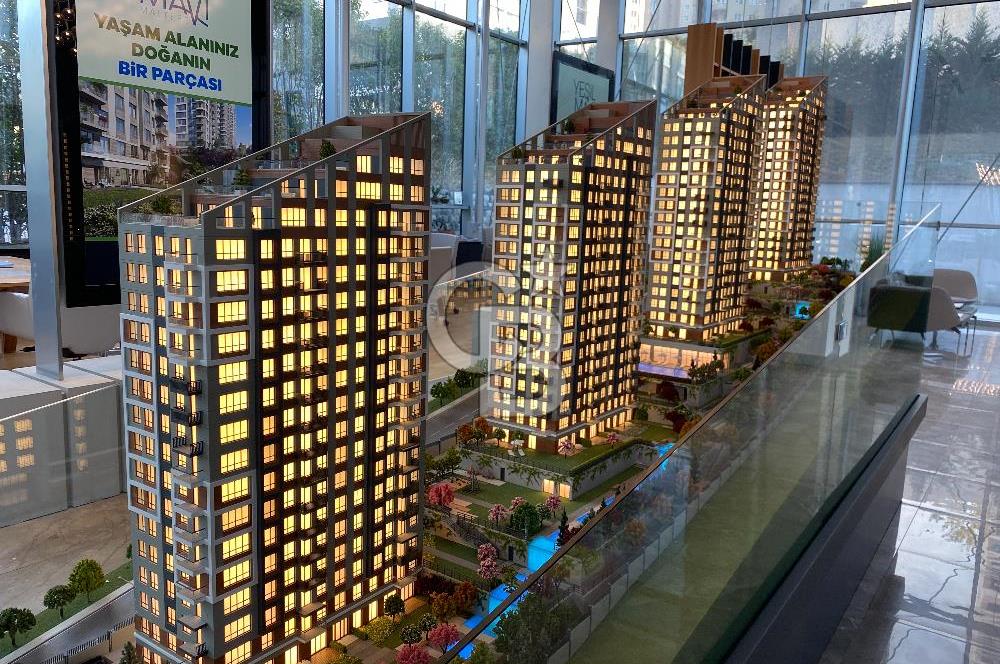 MALTEPE ZÜMRÜTEVLER SURYAPI YEŞİL MAVİ'de SATILIK BALKONLU 2+1 DAİRE