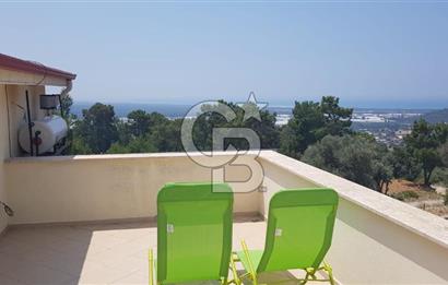 SEYDİKEMER KARADERE'DE DENİZ MANZARALI SATILIK 5+1 TRİPLEX VİLLA