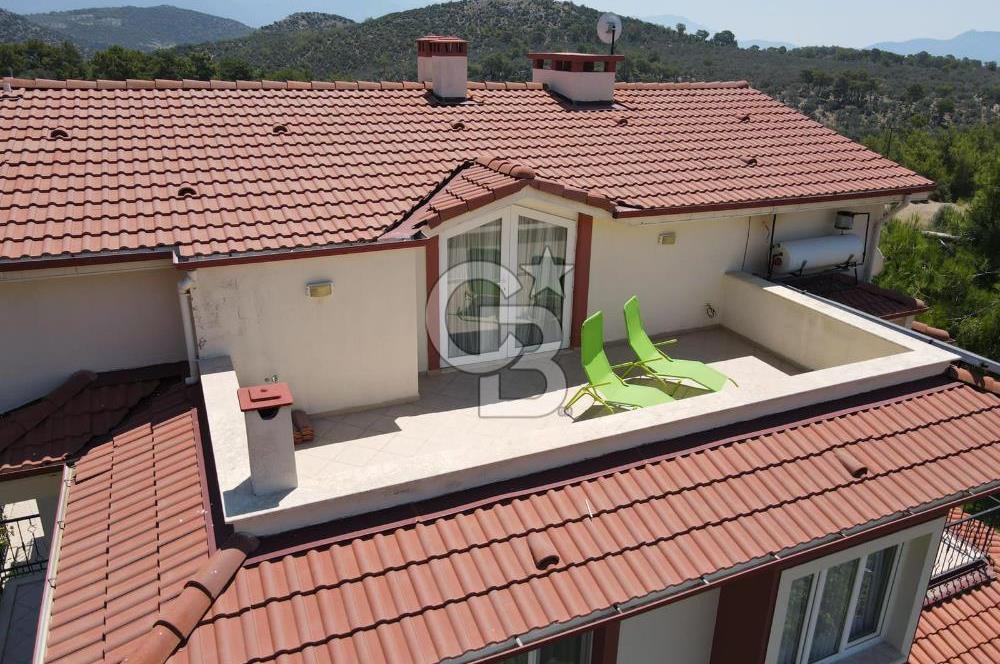 SEYDİKEMER KARADERE'DE DENİZ MANZARALI SATILIK 5+1 TRİPLEX VİLLA
