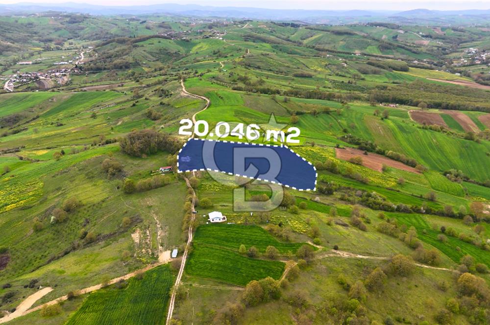 CB AKADEMİ HAKANİYE KÖYÜ YOL CEPHE SATILIK 20.046 m2 TARLA