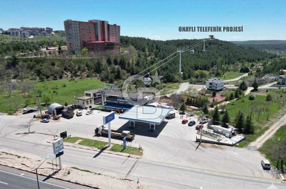 3.363 m² DEV TİCARİ ALAN: AKARYAKIT ,RESTAURANT VE TELEFERİK...