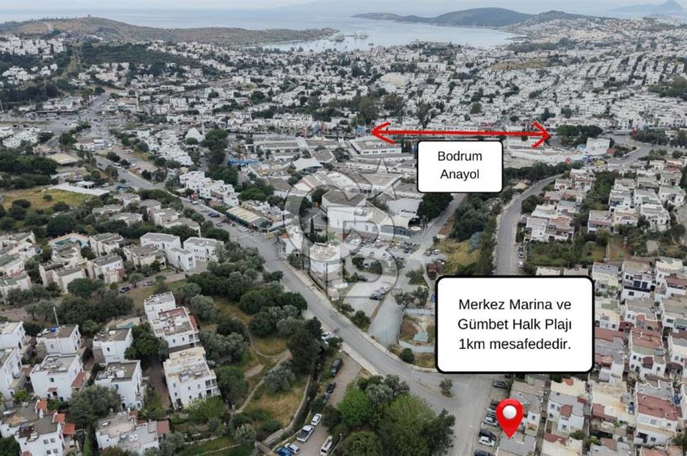 Bodrum Oasis Avm'ye yürüme mesafeli Yazlık Kiralık 1,5+1 Daire