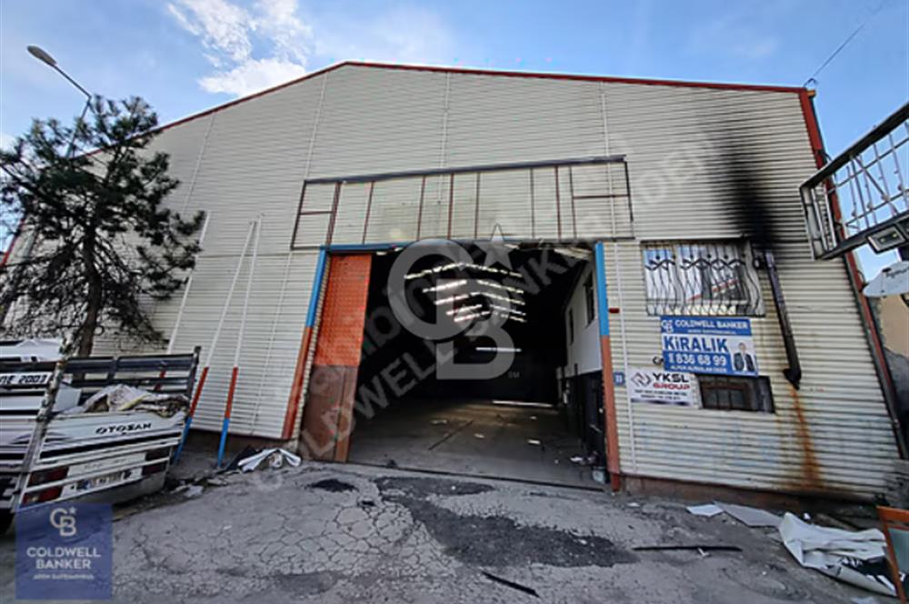 İVEDİK HURDACILAR SİTESİ MERKEZİ KONUM 900 M2 KAPALI ALAN VİNÇLİ