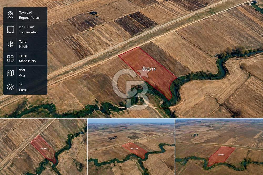 Ergene Ulaş ta Stratejik Konumda 27.733 m² Yatırım Fırsatı