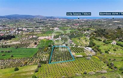Urla Kuşçularda Yola Cepheli 8304 m² Satılık Tarla