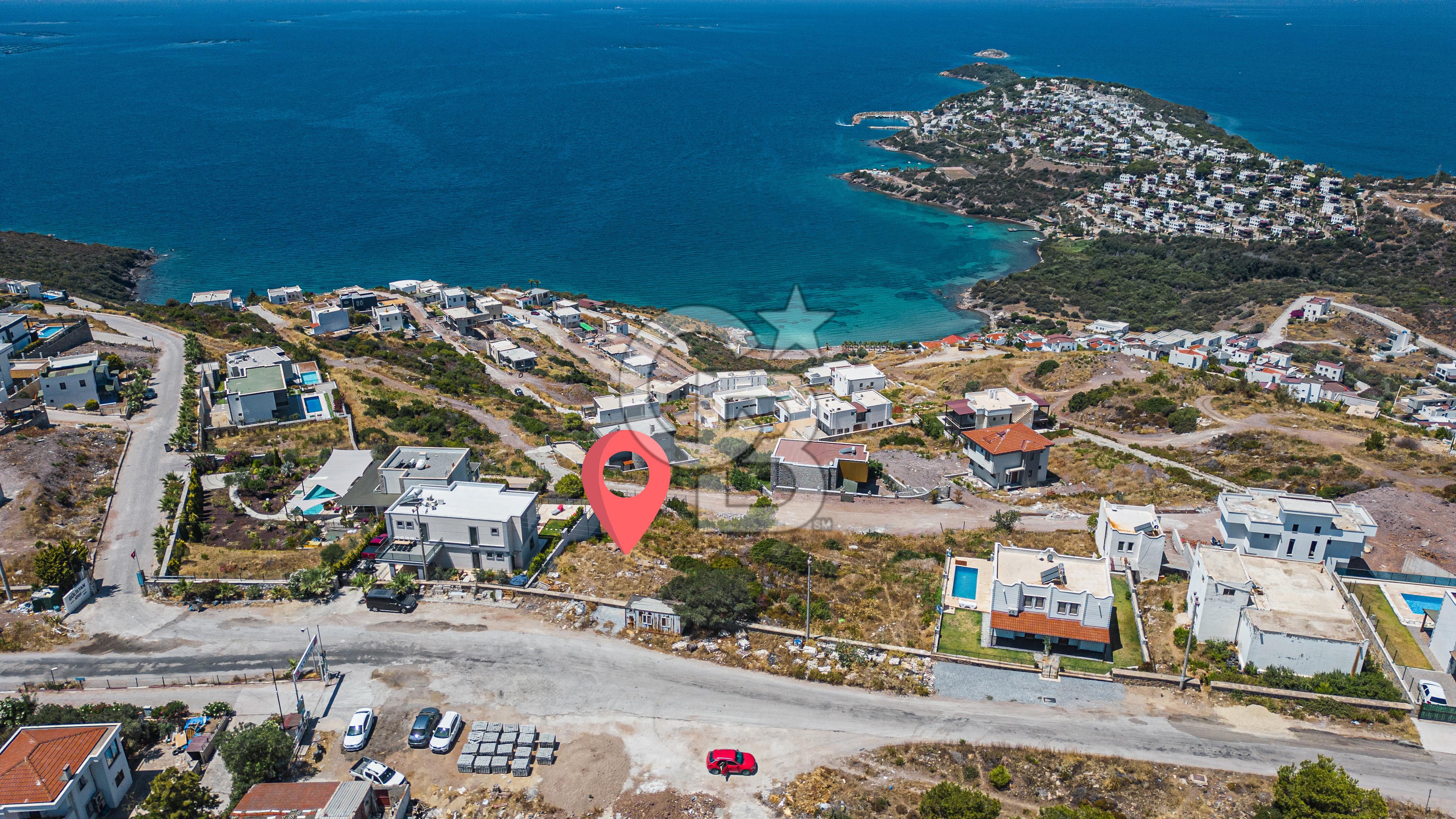 Milas Boğaziçi Deniz Manzaralı İmarlı Arsa