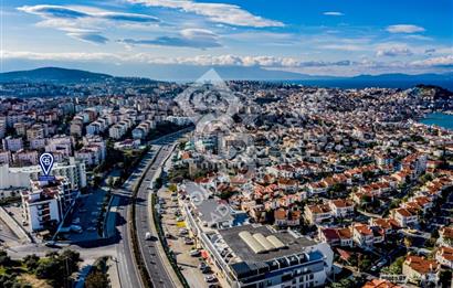 KUŞADASI MERKEZDE DENİZ MANZARALI 3+1 İŞYERİ OFİS
