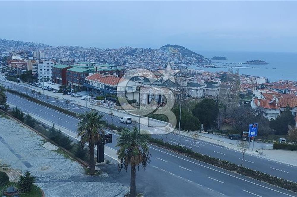 KUŞADASI MERKEZDE DENİZ MANZARALI 3+1 İŞYERİ OFİS