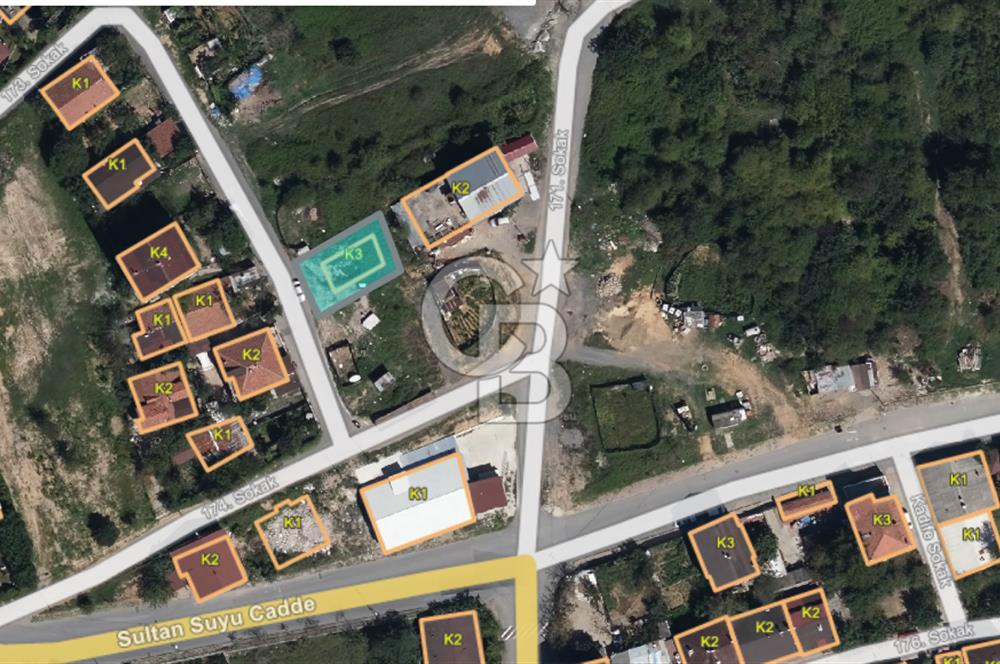 ÇEYMEKÖY ALEMDAĞ’ DA, YOLA CEPHE, 249M2, MÜSTAKİL, PROJESİ HAZIR RUHSATLI VİLLA ARSASI