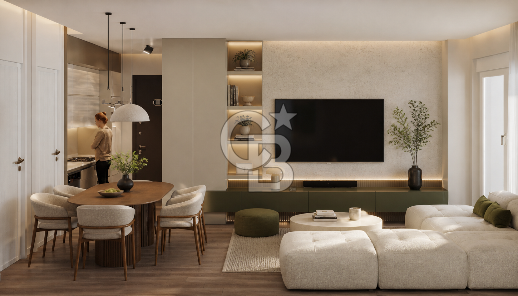 Kepez’de Havuzlu Sitede Bahçe Kullanımlı 2+1 Daire