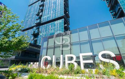 Cubes Ankara 1+1 Eşyalı Kiralik 22. Kat Manzaralı Konut ve Home Ofis Kullanımına Uygun Daire