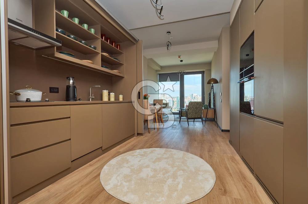 Cubes Ankara 1+1 Eşyalı Kiralik 22. Kat Manzaralı Konut ve Home Ofis Kullanımına Uygun Daire