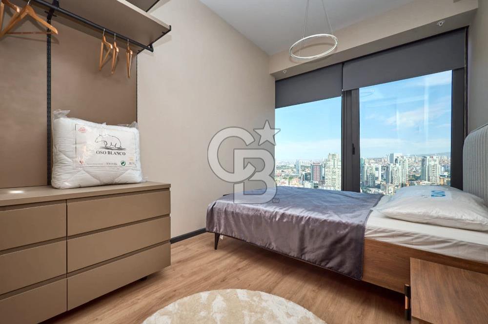 Cubes Ankara 1+1 Eşyalı Kiralik 22. Kat Manzaralı Konut ve Home Ofis Kullanımına Uygun Daire