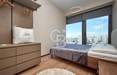 Cubes Ankara 1+1 Eşyalı Kiralik 22. Kat Manzaralı Konut ve Home Ofis Kullanımına Uygun Daire
