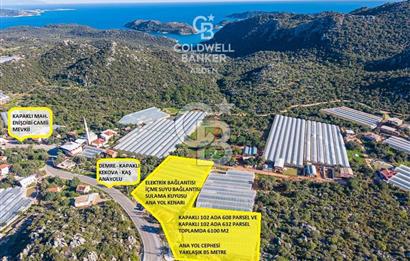 ANTALYA DEMRE KAPAKLI 2 ADET MÜSTAKİL PARSEL SERA VE ORTAKÇI EVİ