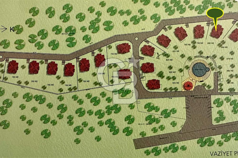 Çekmeköy Merkez mah. Park Konaklar Kiralık 6+2 Villa 