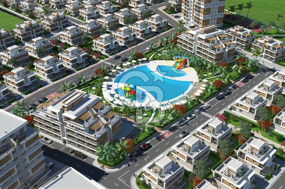 İSKELE LONG BEACH 2+1 SİTE İÇERİSİNDE SATILIK DAİRE