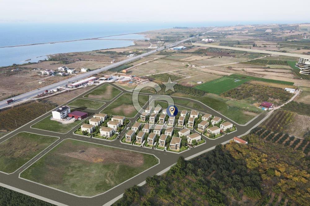 Çanakkale Lapseki Çardak 246m² Boğaz Manzaralı Villa İmarlı Arsa