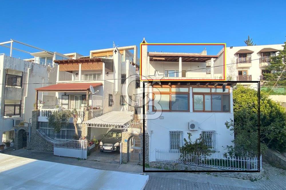Bodrum Kumbahçe Deniz  Ve Kale Manzaralı 3+1 Bahçe Dubleks
