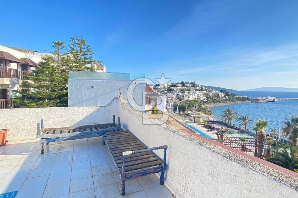Bodrum Kumbahçe Deniz  Ve Kale Manzaralı 3+1 Bahçe Dubleks
