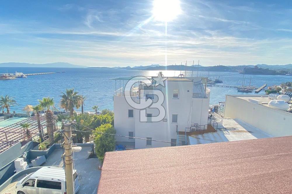 Bodrum Kumbahçe Deniz  Ve Kale Manzaralı 3+1 Bahçe Dubleks