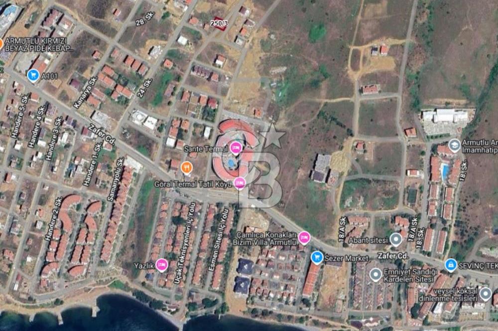 YALOVA ARMUTLU KARŞIYAKA KAPANMAZ DENİZ MANZARALI VİLLALIK ARSA