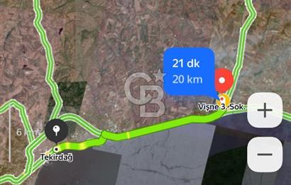 Tekirdağ Çorlu Yenicede Deniz Manzaralı 464m² Villa İmarlı Arsa