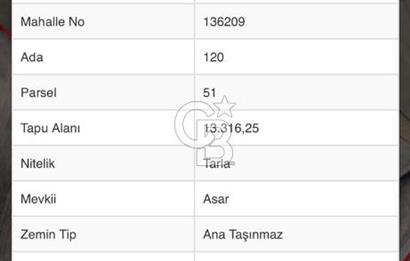 ÇUBUK GÜMÜŞYAYLA MAHALLESİ SATILIK HİSSELİ TARLA