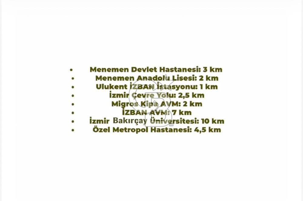 Menemen kent-2 'de 1+1 Yatırım Fırsatı 