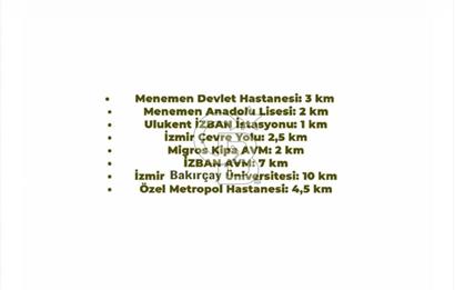 Menemen kent-2 'de 1+1 Yatırım Fırsatı 