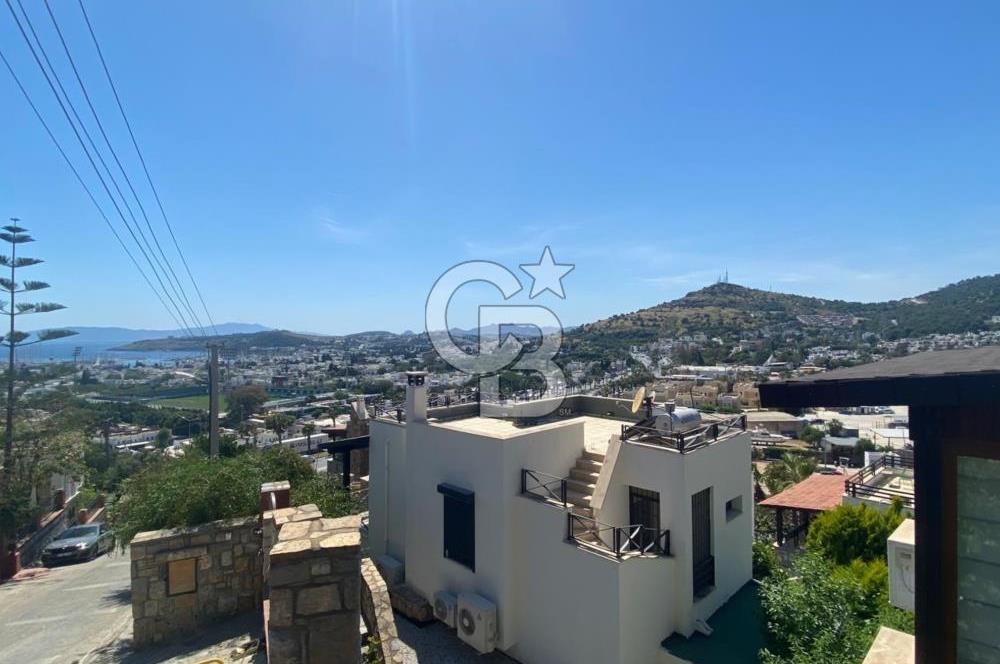 Bodrum Yokuşbaşı'nda Deniz Manzaralı 3+1 Bahçe Dubleksi