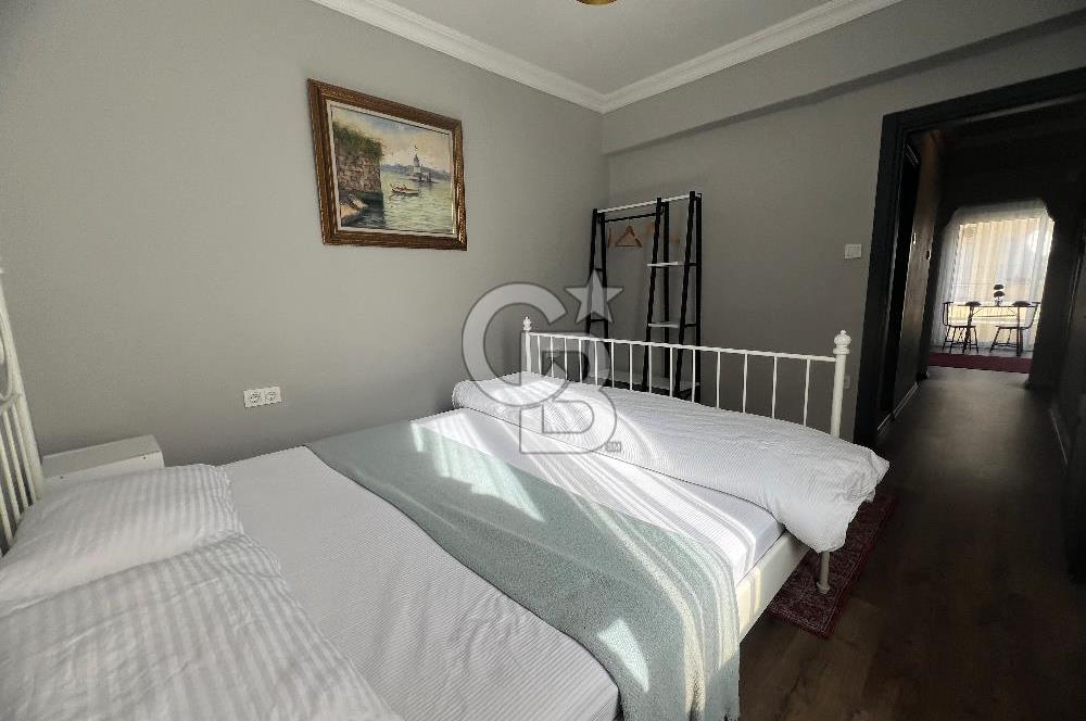 Karşıyaka Alaybey’de Eşyalı Satılık 1+1 Daire