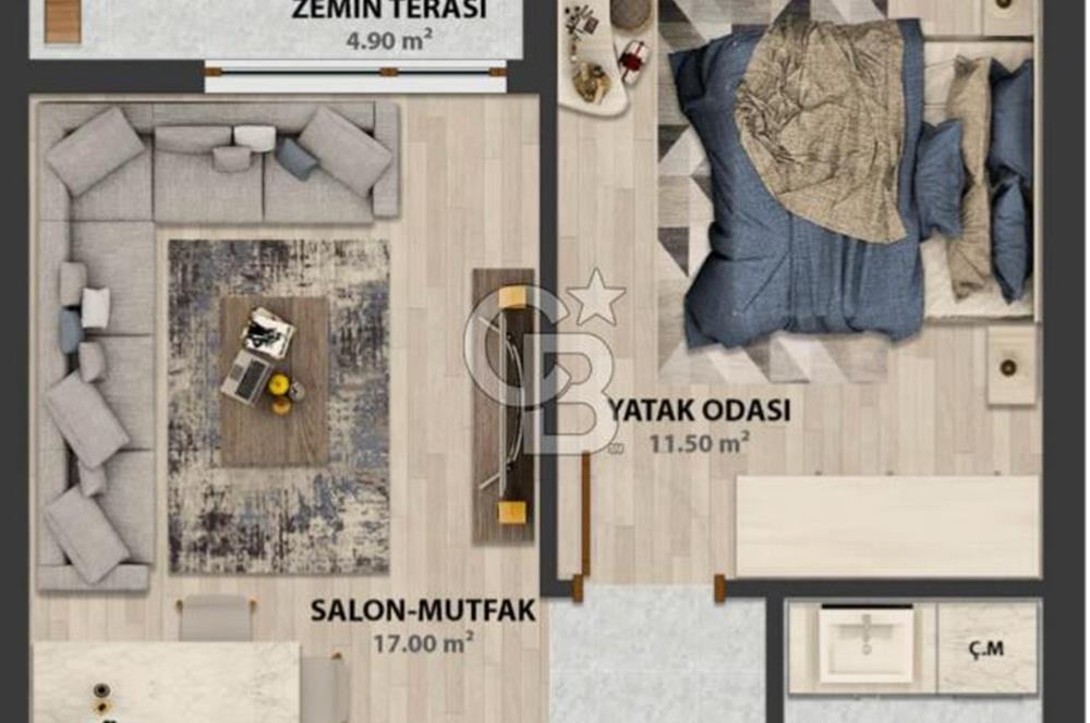İMAJ BULVARDA SATILIK 2+1