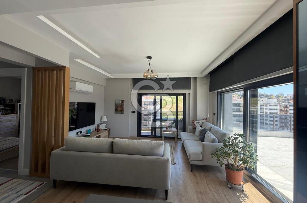 ÇİĞLİ BALATÇIK AZEL DELUXE SİTESİ'NDE TERASLI LÜKS SATILIK 2+1 DAİRE