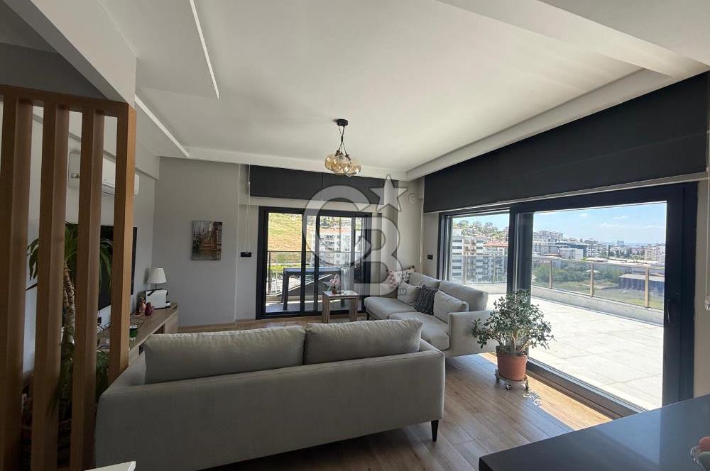 ÇİĞLİ BALATÇIK AZEL DELUXE SİTESİ'NDE TERASLI LÜKS SATILIK 2+1 DAİRE