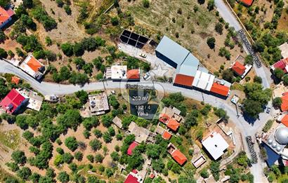 Datça Yaka'da Deniz Manzaralı Satılık 263 m² İmarlı Arsa