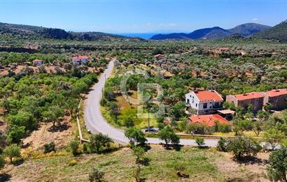Datça Yaka'da Deniz Manzaralı Satılık 263 m² İmarlı Arsa