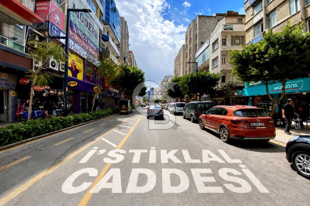 MERSİN ÇARŞI MERKEZİNDE, İSTİKLAL CADDESİ’NE CEPHELİ SATILIK OFİS