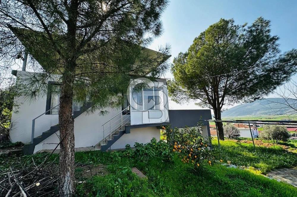 Muğla Milas içme köyü 1055 m2 içinde satılık köy evi ve bahçesi 