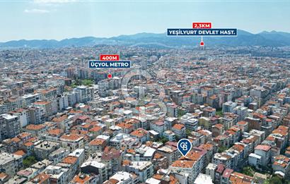 Konak Karataş'ta Geniş 3+1 Manzaralı 3 Balkonlu Satılık Daire