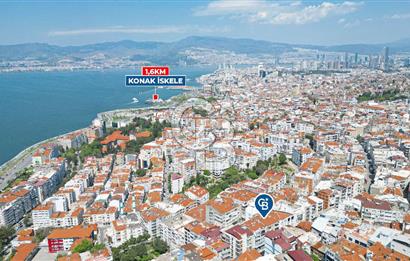 KONAK KARATAŞ BARBAROS'TA PANORAMİK MANZARALI 3+1 SATILIK DAİRE