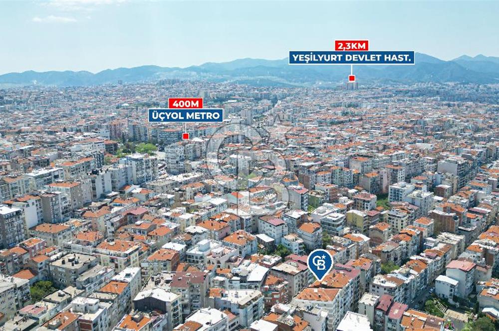 KONAK KARATAŞ BARBAROS'TA PANORAMİK MANZARALI 3+1 SATILIK DAİRE