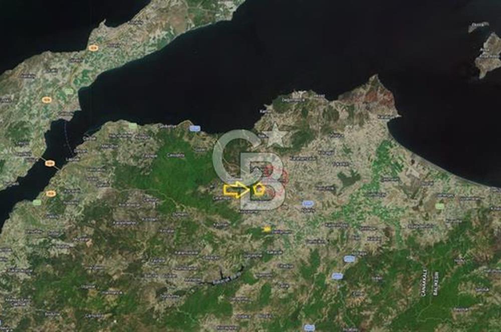 ÇANAKKALE BİGA BALIKLIÇEŞME ANA YOL CEPHELİ 4600m2 SATILIK TARLA FIRSATI