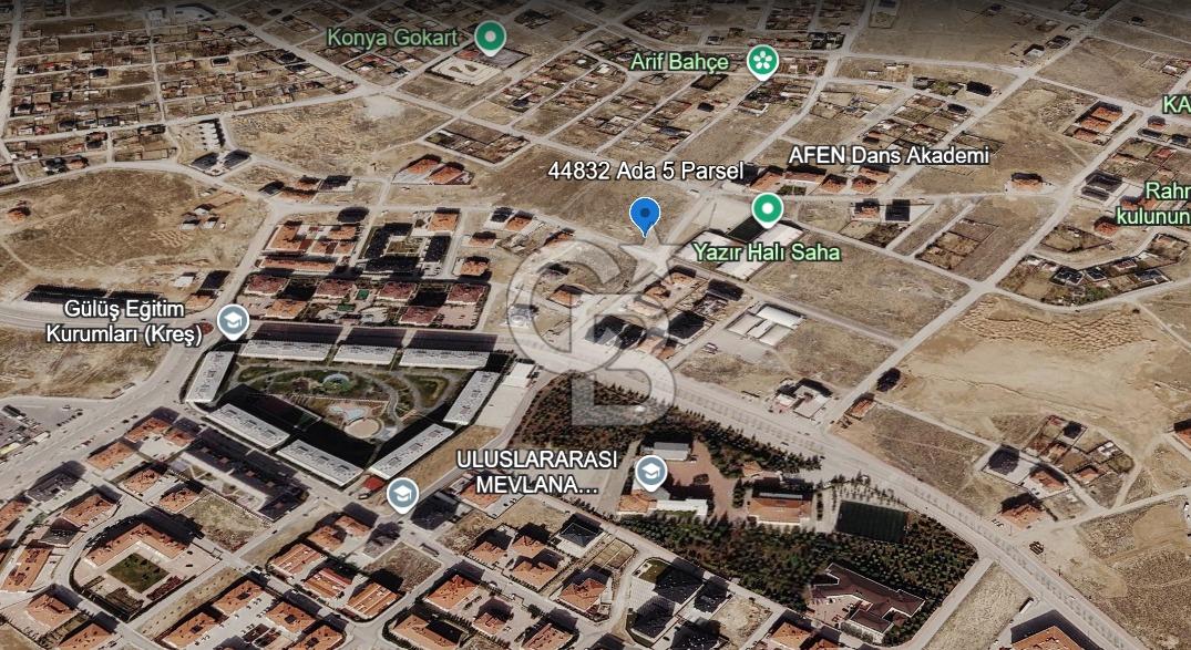 SİLLE SELEHATTİN EYYUBİ MAH. 1326m² 0,75 EMSAL SATILIK KÖŞE ARSA