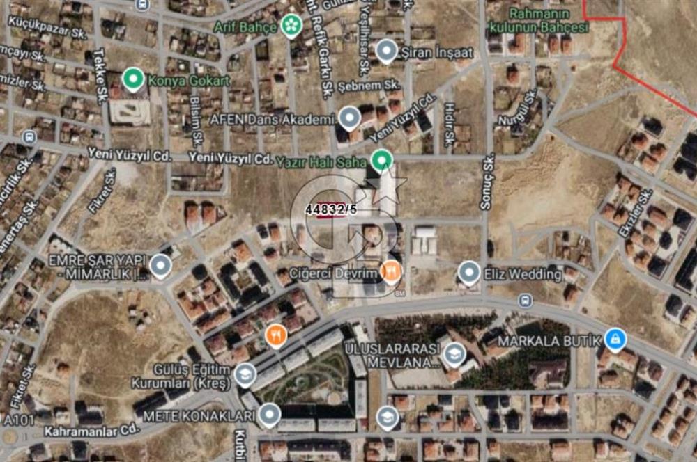 SİLLE SELEHATTİN EYYUBİ MAH. 1326m² 0,75 EMSAL SATILIK KÖŞE ARSA